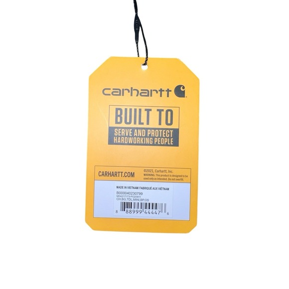 Carhartt Classic Mini Backpack Tidal Teal Unisex Adults - Picture 4 of 5